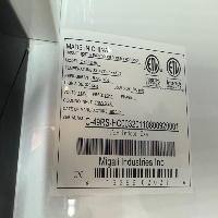 Migali BOTTOM MOUNT GLASS DOOR REFRIGERATOR image 0